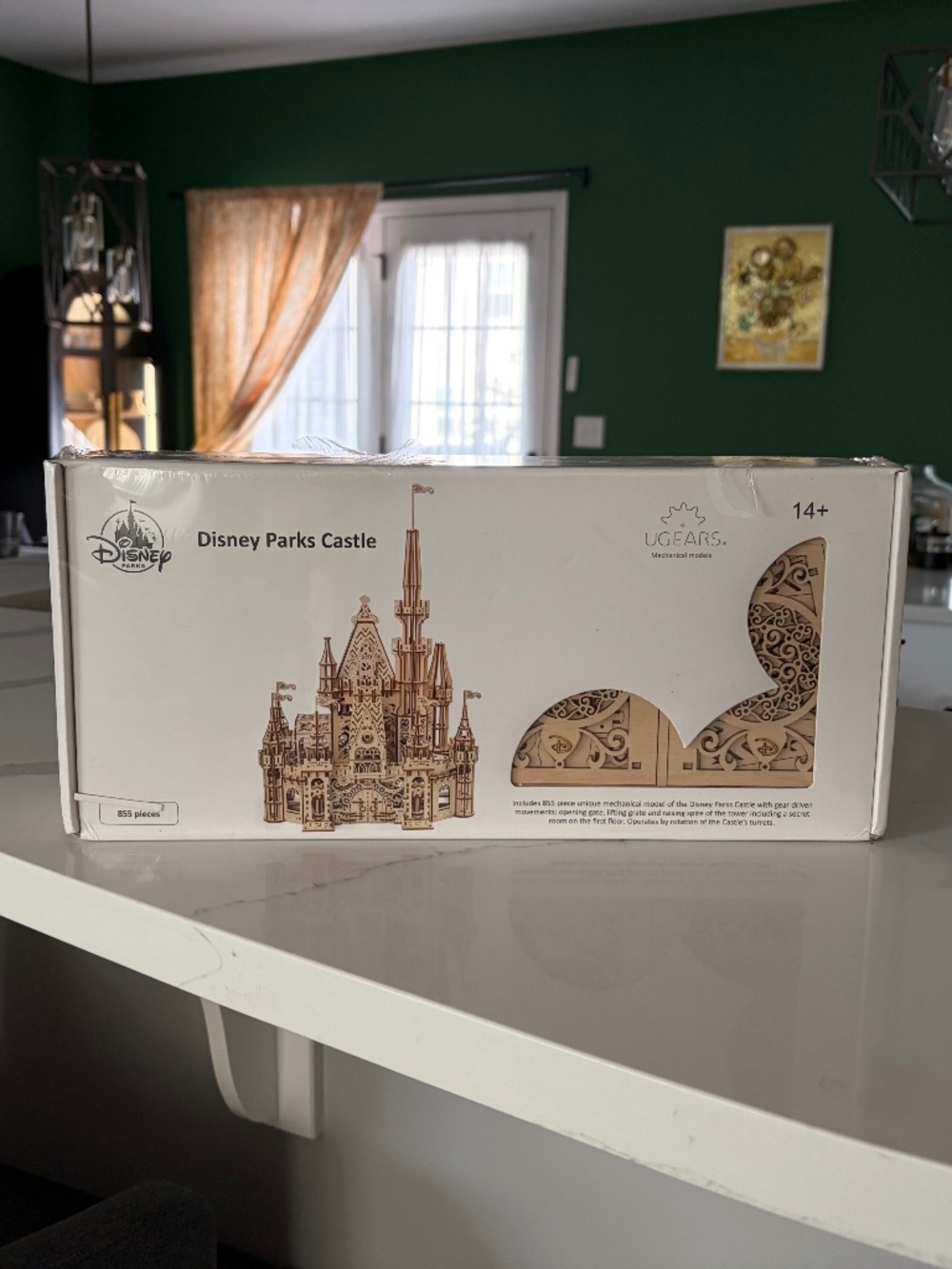 Disney Parks Castle UGEARS 855 Piece Wooden Mechanical Model New